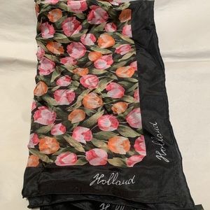Silk tulip scarf